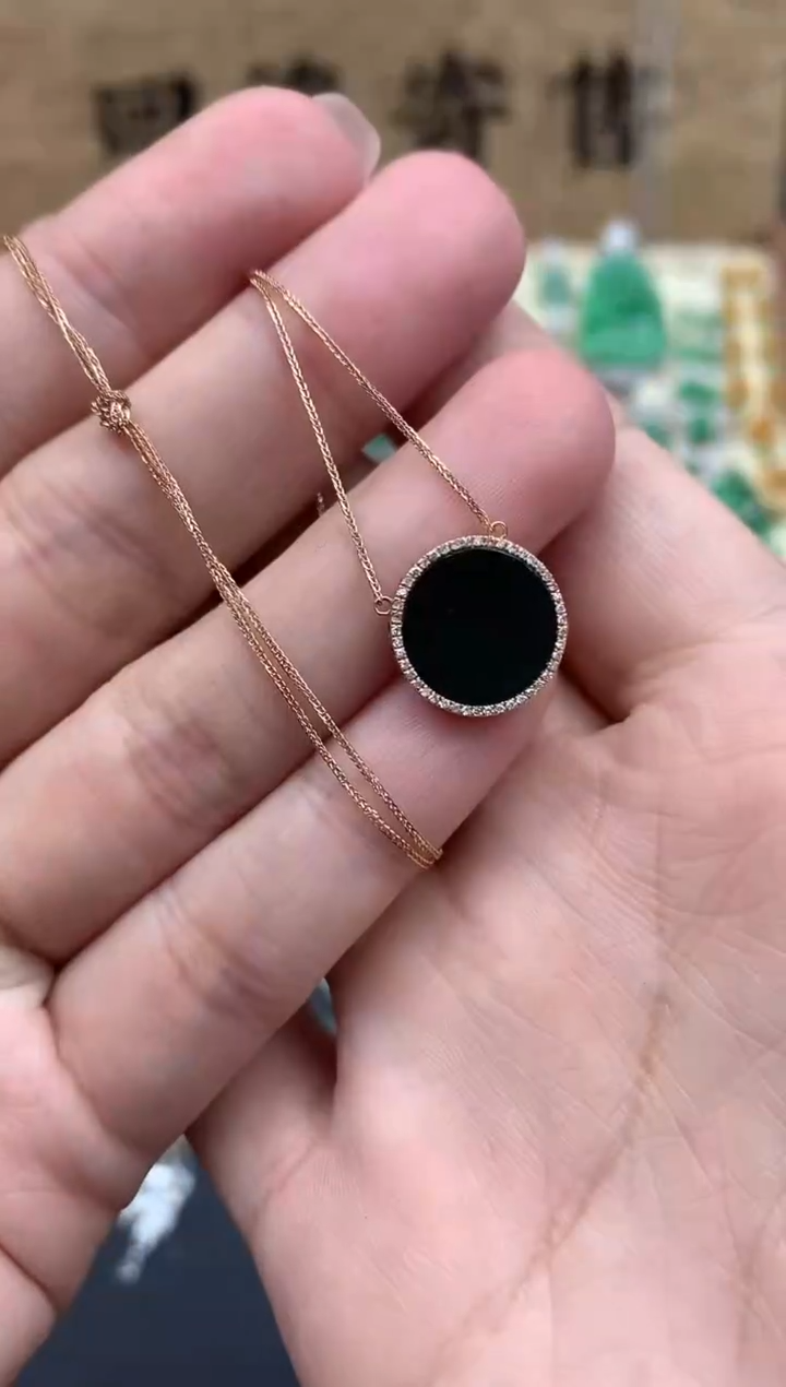 【闪购商品】翡翠颈饰18K金镶嵌426-中国好珍宝