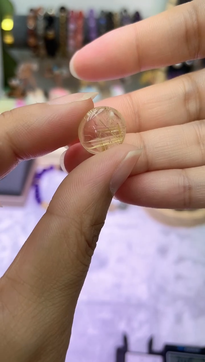 银S925镶嵌吊坠(不含链)发晶26