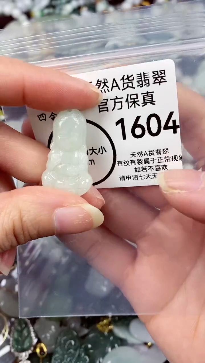 【闪购商品】翡翠颈饰未镶嵌天然A货翡翠1604