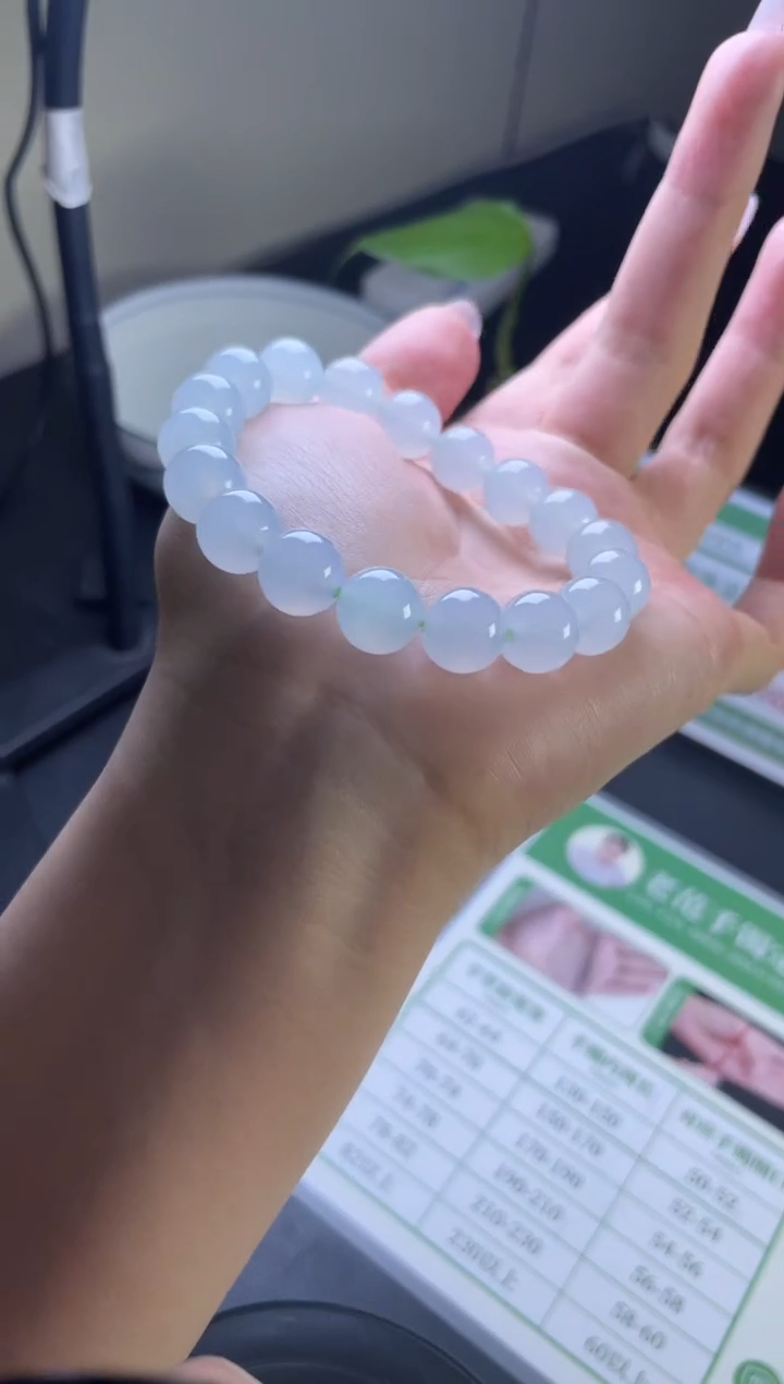 【闪购商品】翡翠手串未镶嵌W048-315#-A1多样性发一