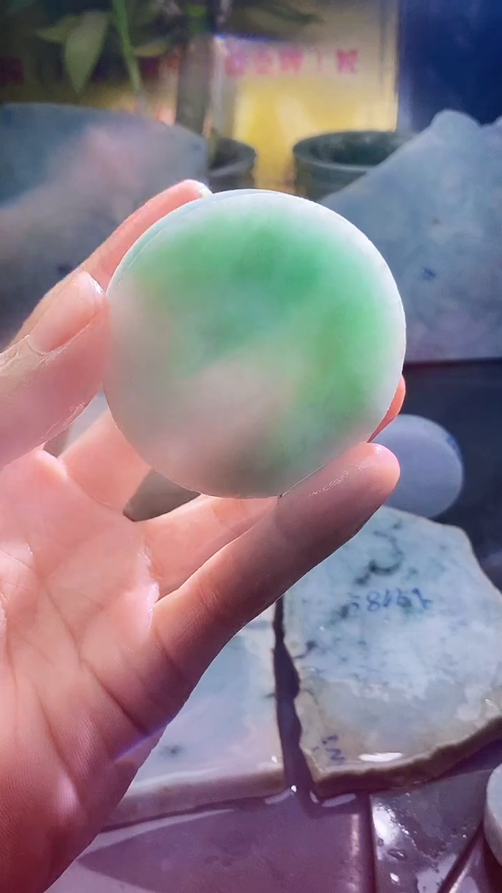 未镶嵌挂件翡翠小雨49