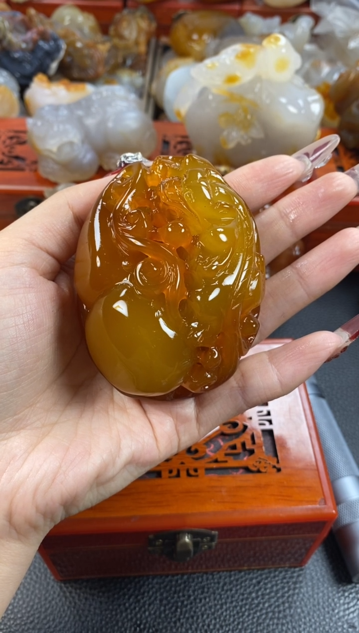 【闪购商品】玛瑙/玉髓手把未镶嵌1