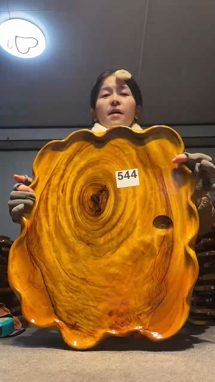 实木原木茶盘 一物一拍(不含配件）