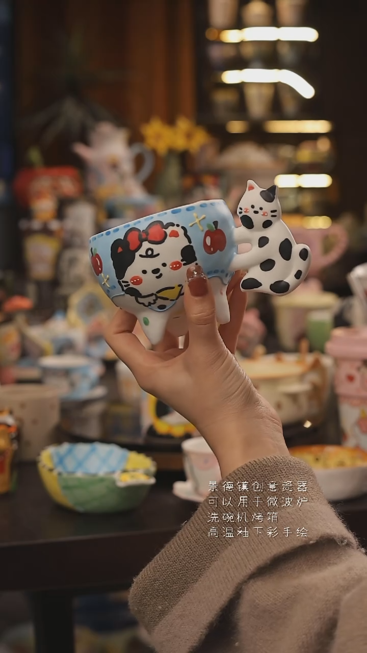 景德镇釉下彩绘设计师款式陶瓷