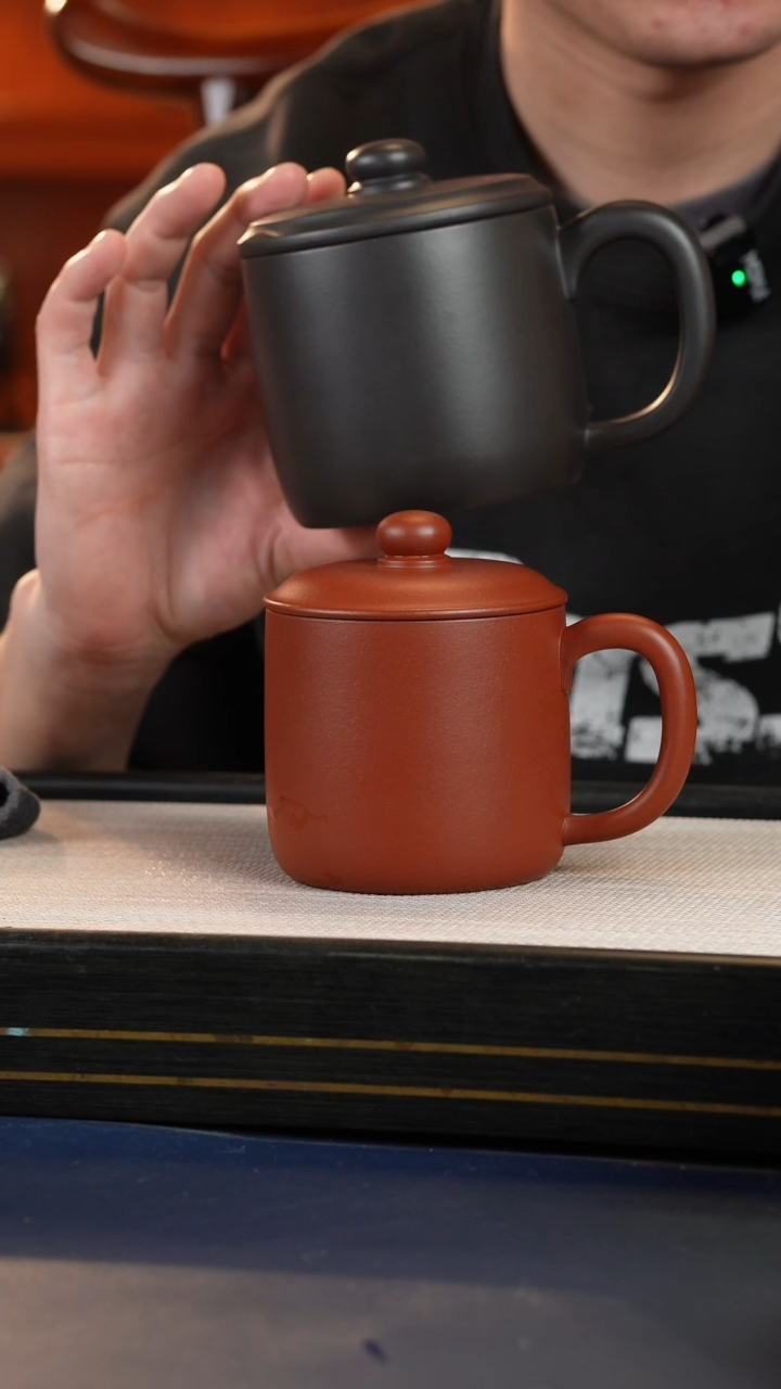 【闪购商品】紫砂茶杯大红袍老板杯紫砂杯