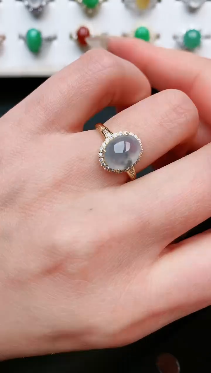 【闪购商品】翡翠戒指银S925镶嵌......