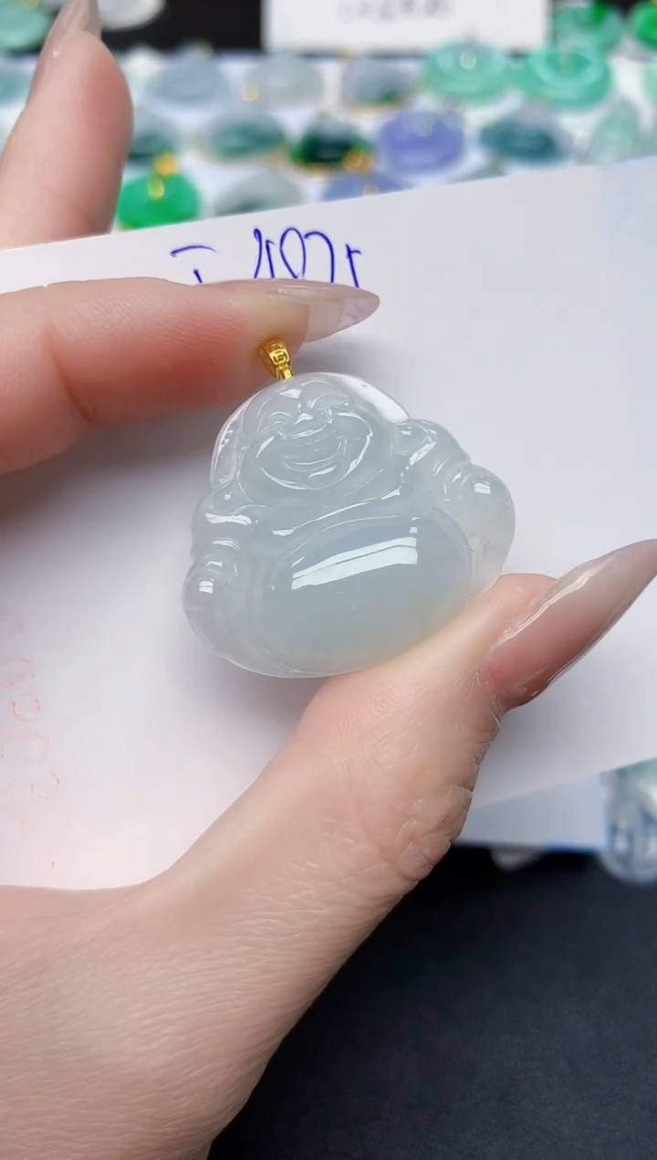 颈饰未镶嵌翡翠天然缅甸A货翡翠百元以上9元证书费自理