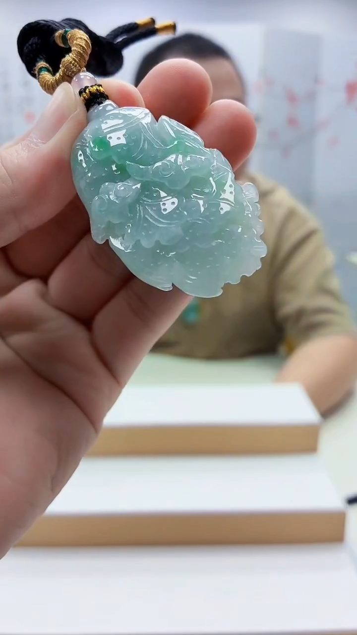 未镶嵌定制翡翠5167bb-毛货挂件18