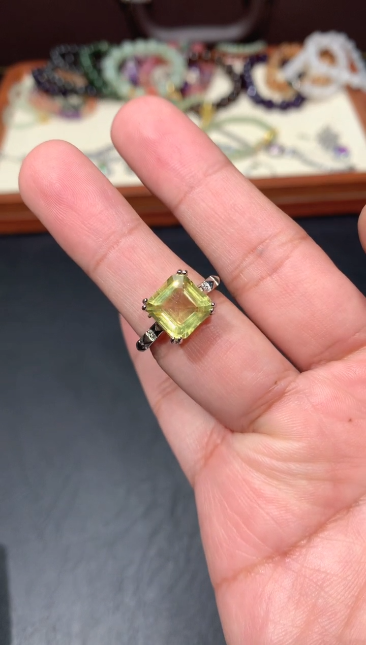 未镶嵌戒指水晶F55