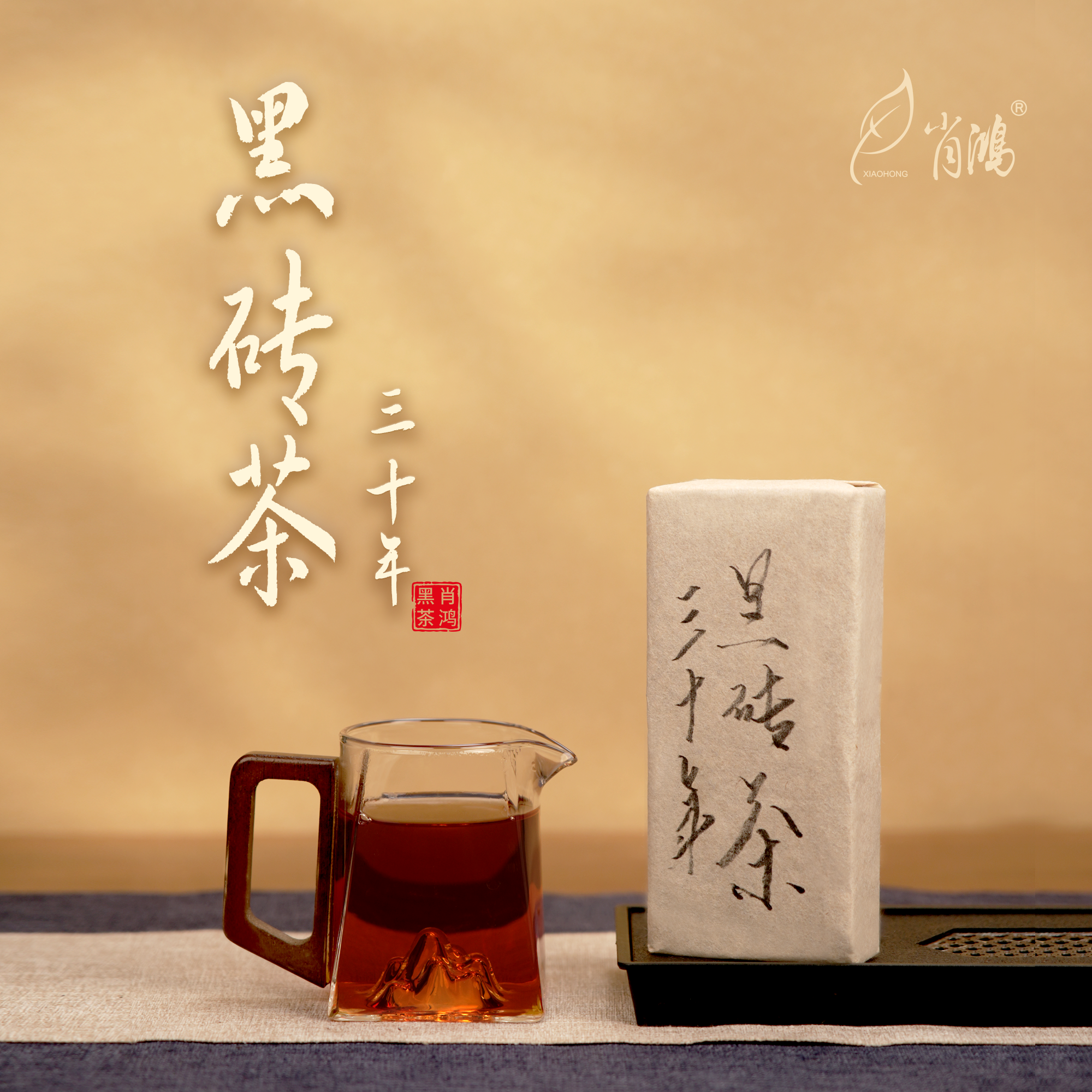（直播专享）三十年黑砖茶  1995年原料 300g/片  肖鸿黑茶