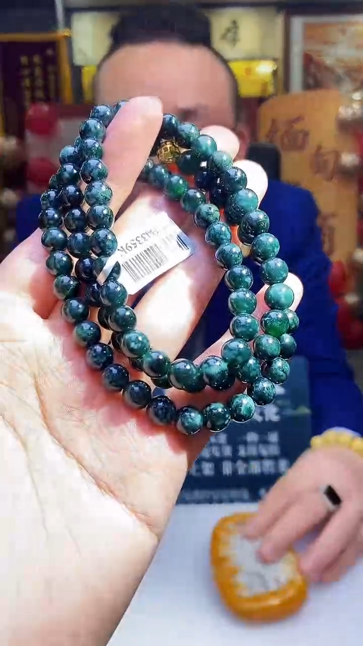 颈饰未镶嵌翡翠M-@@BSGC111578（一对）