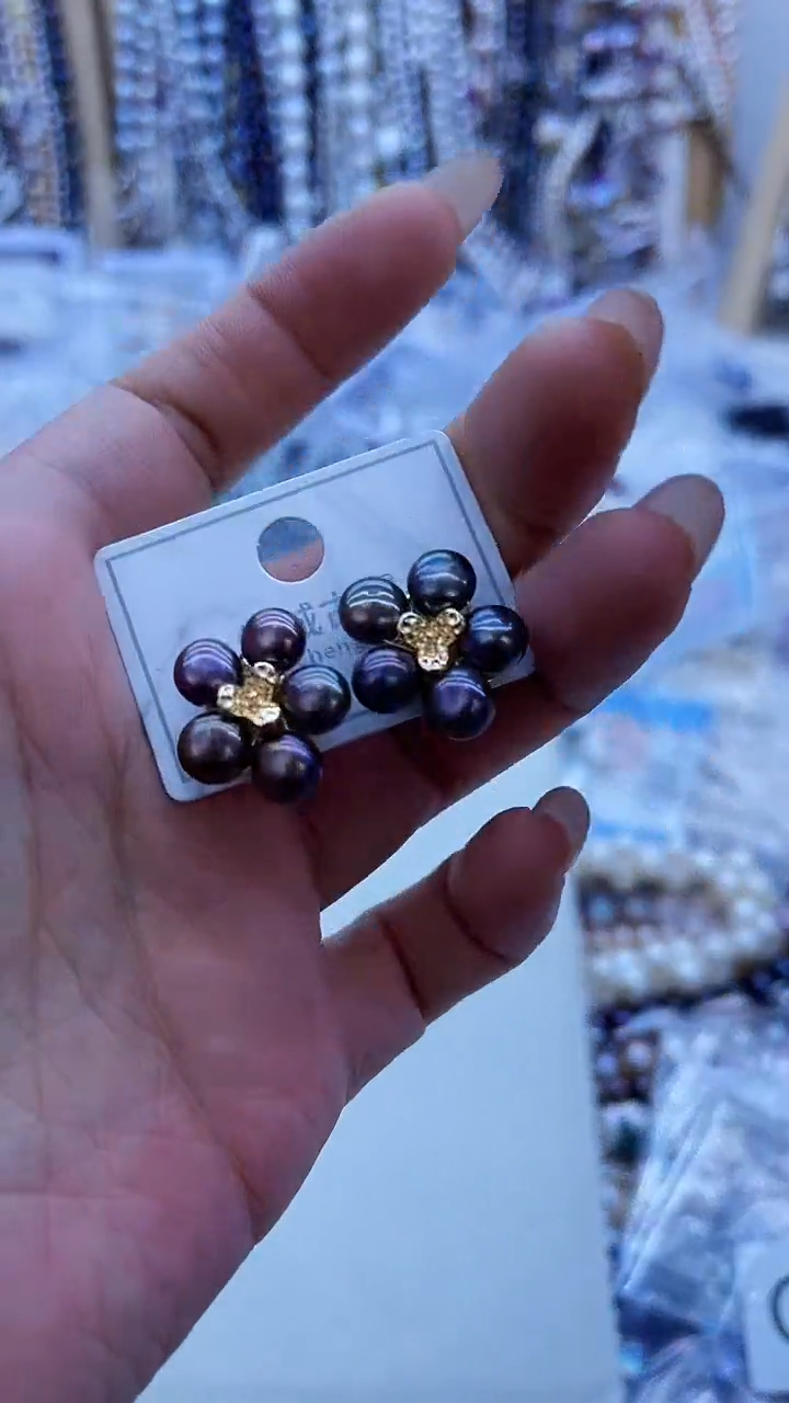 【闪购商品】淡水珍珠耳饰未镶嵌712