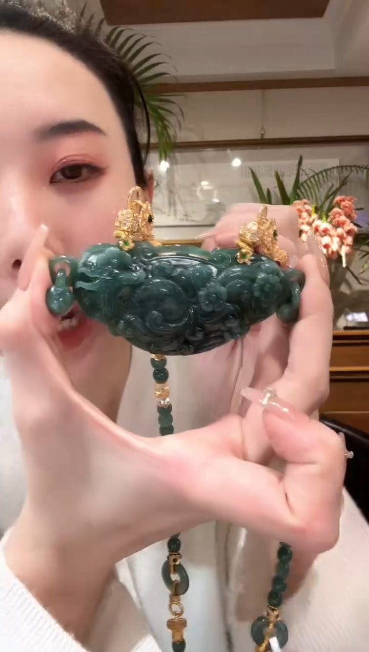 【闪购商品】翡翠颈饰未镶嵌国风