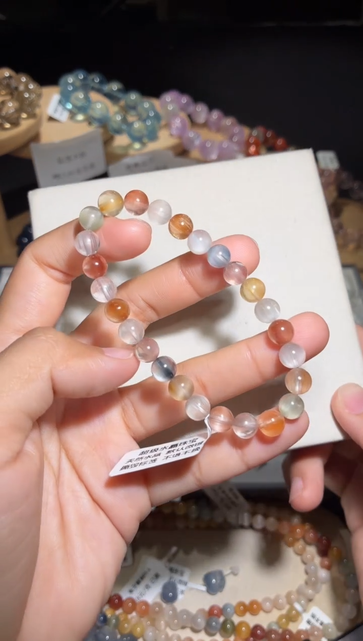 未镶嵌手链水晶32号多样性发一T7+