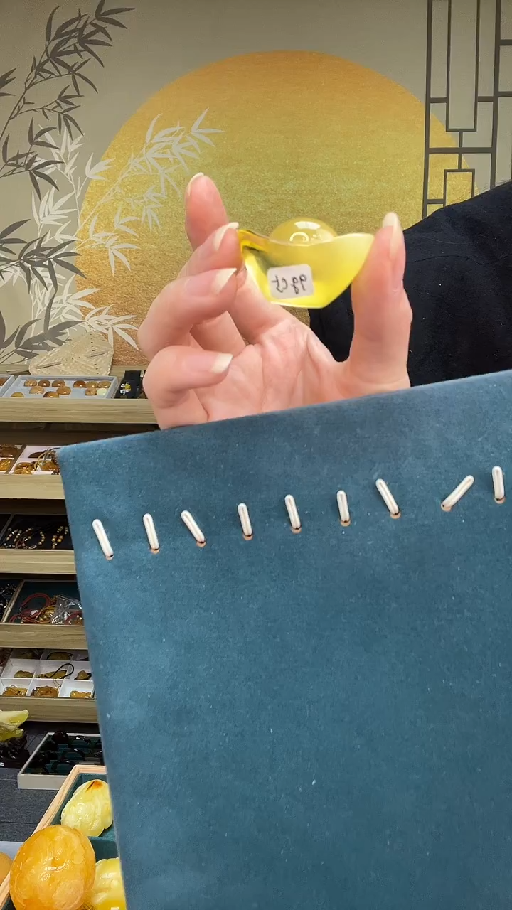 裸石琥珀未镶嵌A3152天然蜜蜡裸发