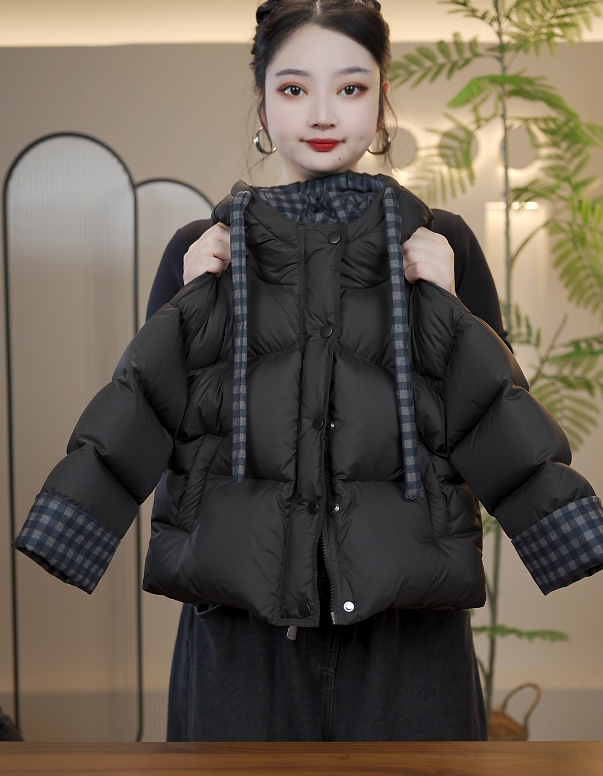 【栗子】【现货】冬装韩版极寒系列双倍充绒白鸭绒羽绒服韩版8023