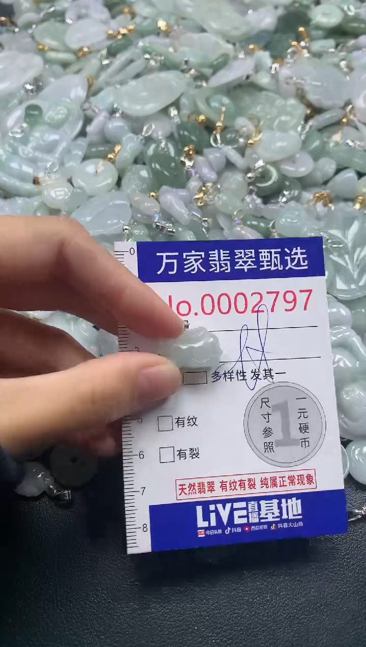 吊坠(不含链)未镶嵌翡翠2797