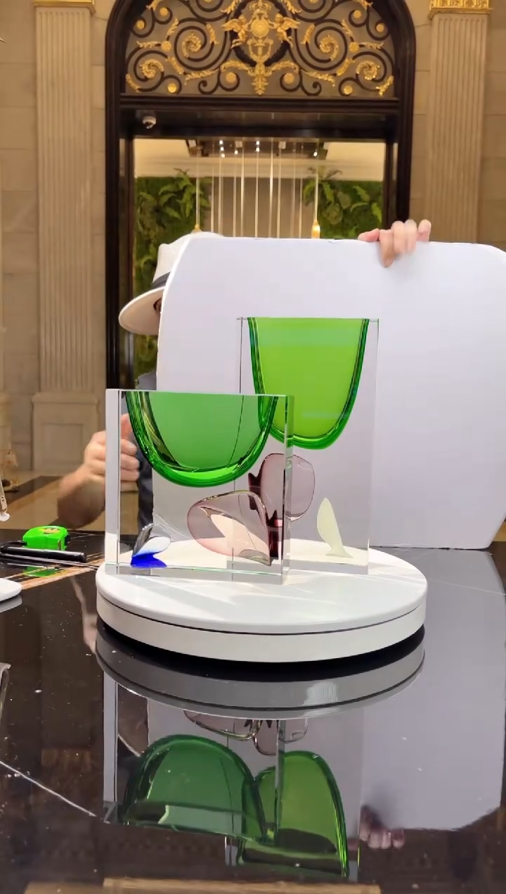 摆件AJ05473+AJ05474绿瞬间花器