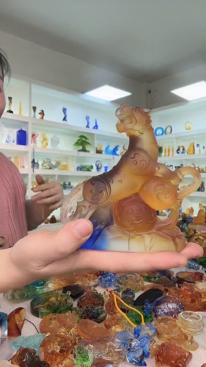 手工艺品琉璃葫芦老虎