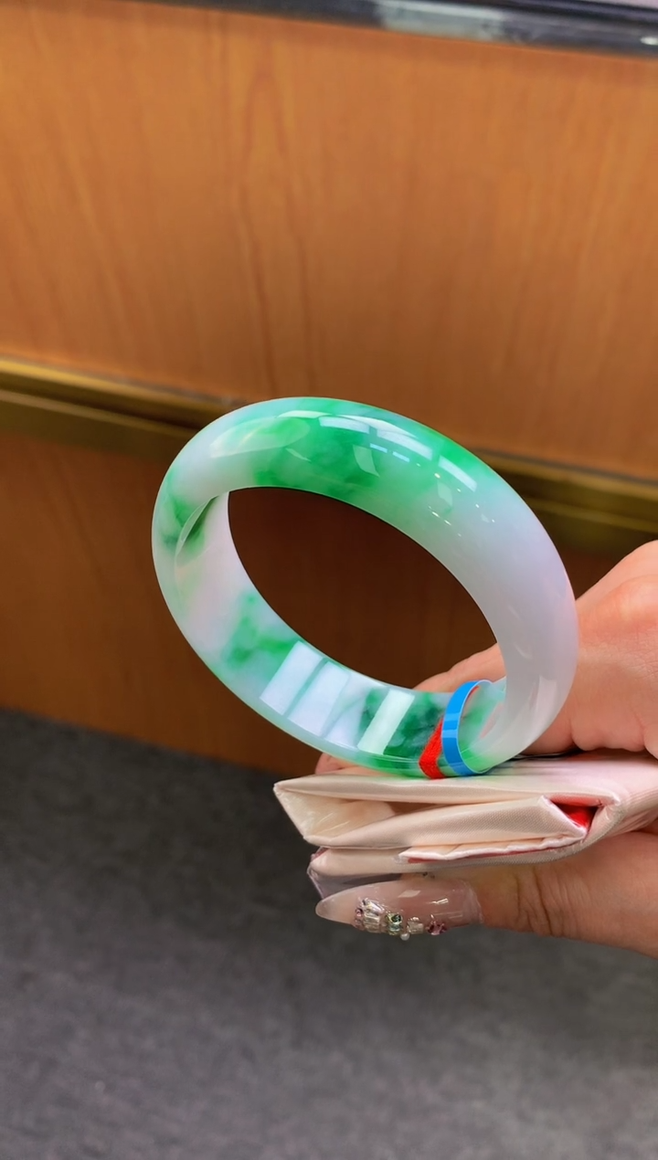 未镶嵌手镯翡翠-F80-正圈57.2