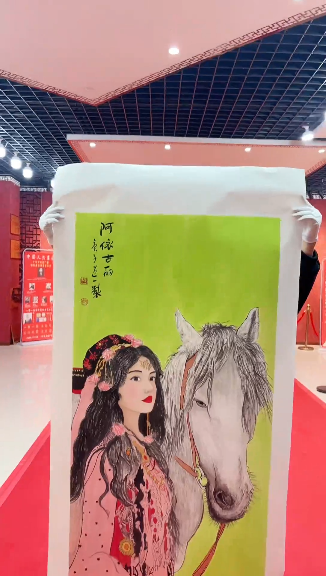 【闪购商品】国画国画道一老师手绘作品D59