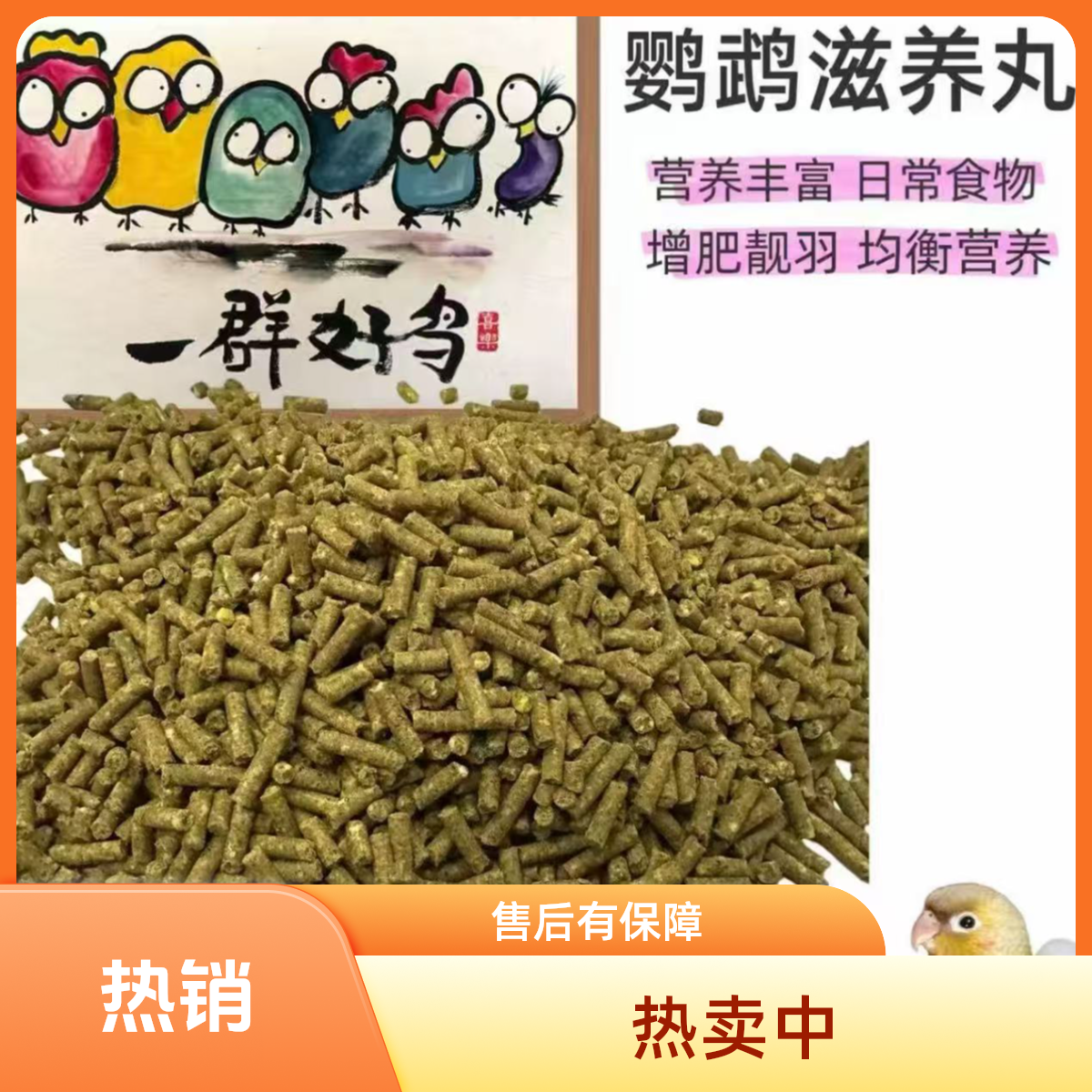 鹦鹉专用高能滋养丸小太阳金太阳和尚适用