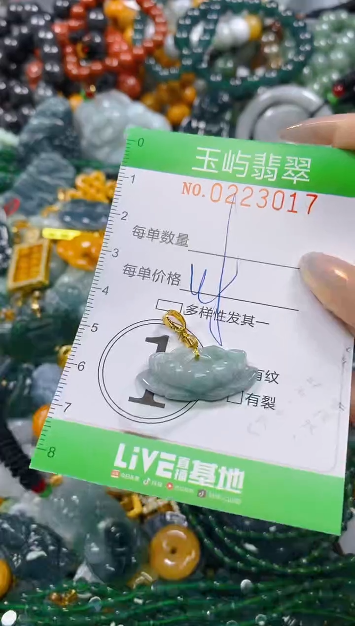 颈饰未镶嵌翡翠闪购0223017