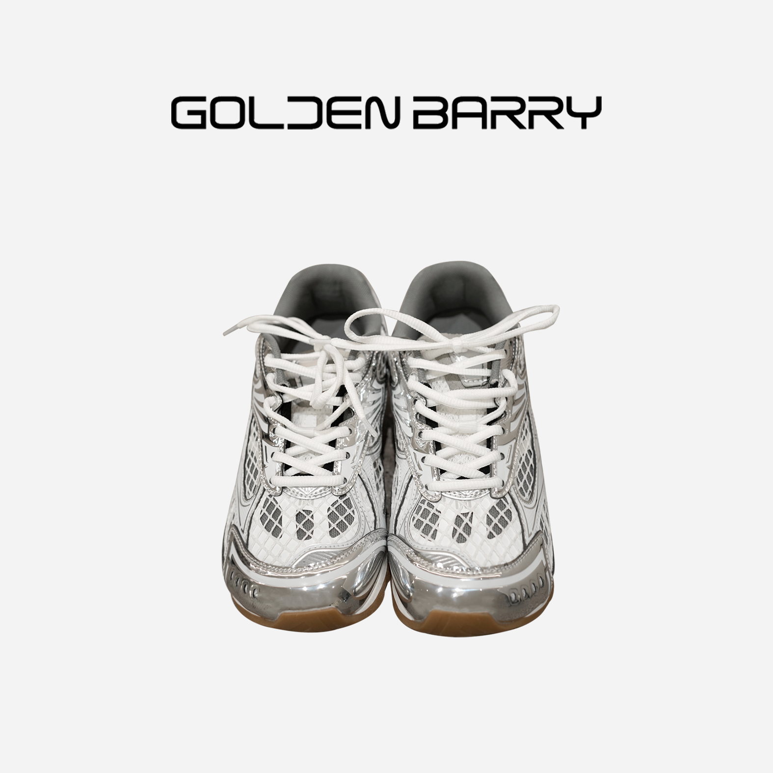 GOLDENBARRY| 642015 休闲跑步鞋女款时髦覆膜网百搭休闲运动鞋
