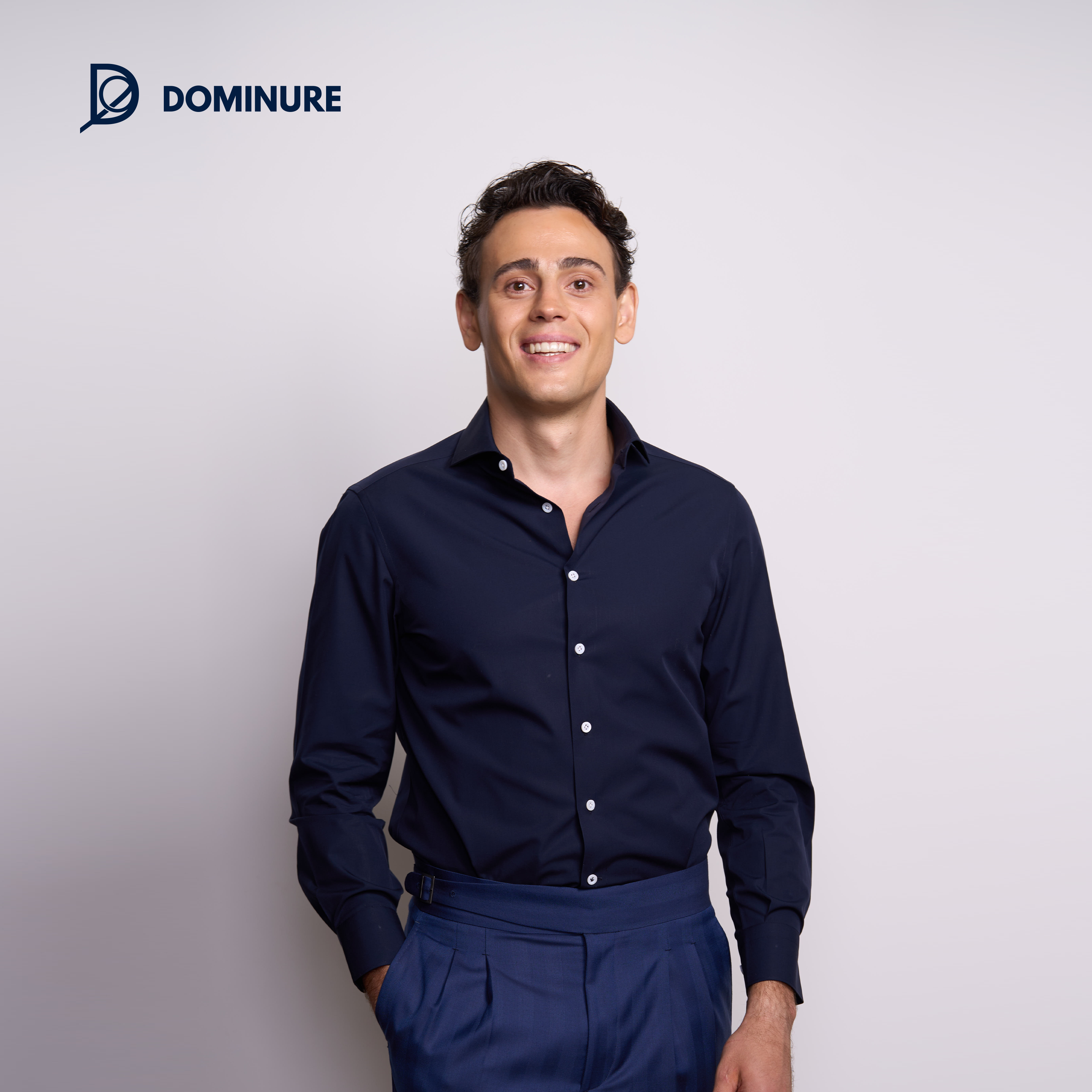 Dominure夜色深蓝新贵衬衫