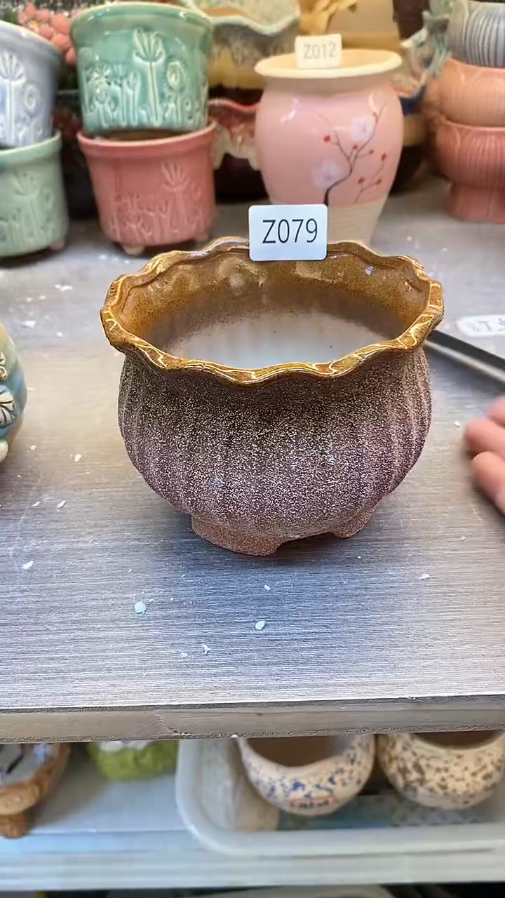 @@陶瓷多肉花盆Z079微瑕