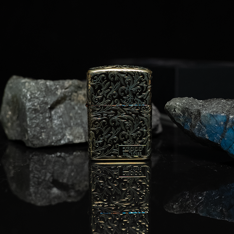 ZIPPO/之宝打火机 ZBT-3-21A日版唐草之ZIPPO在我心-烧金色RBJ1