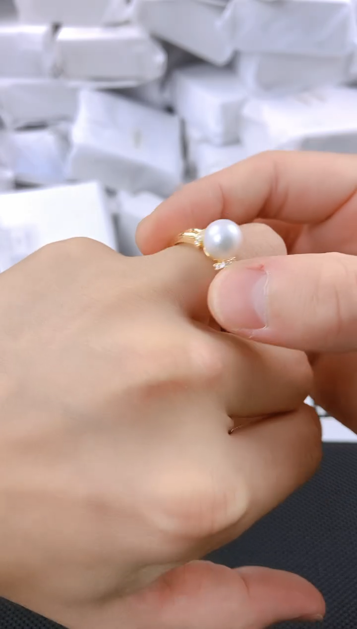 未镶嵌耳饰淡水珍珠jz1017