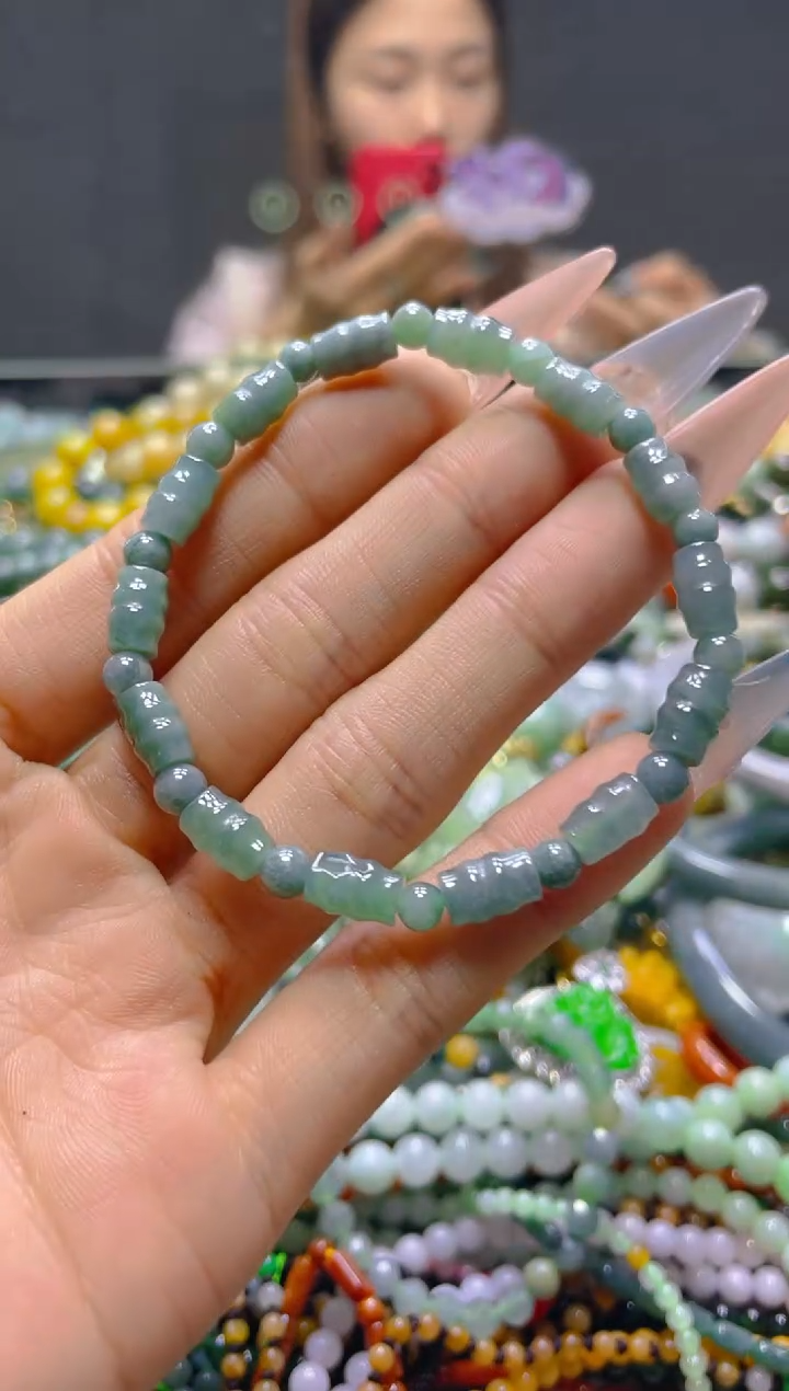 颈饰未镶嵌翡翠5MM