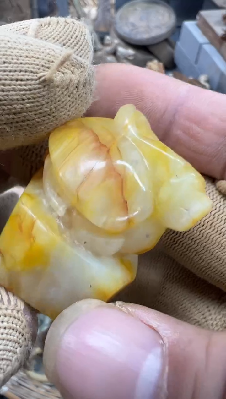 未镶嵌和田玉（糖玉）挂件111111