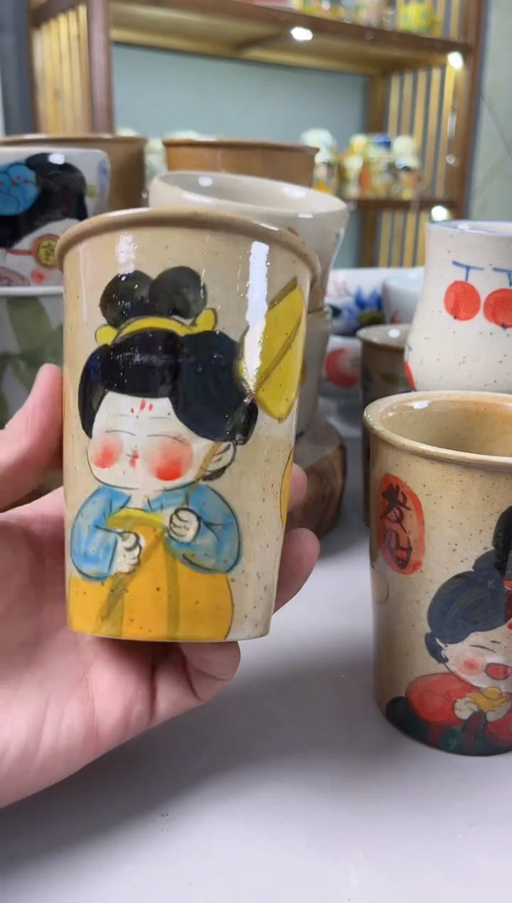 【闪购商品】瓷片景德镇手绘高温釉下彩