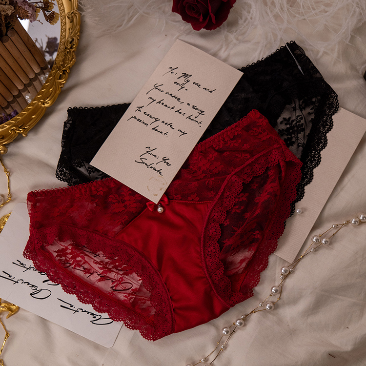 语萱娜【90-210斤】大码内裤女性感时尚三角裤2条YX213