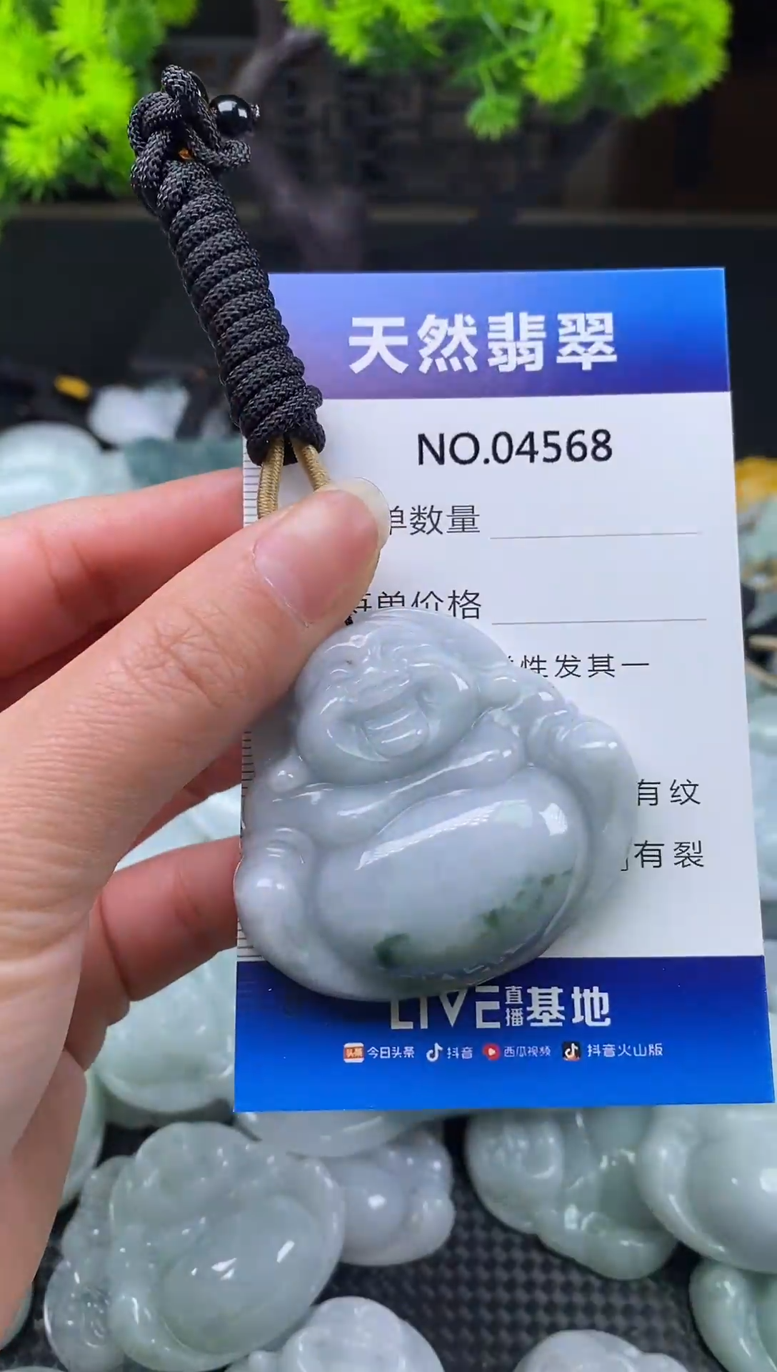 未镶嵌挂件翡翠天然缅甸翡翠4568