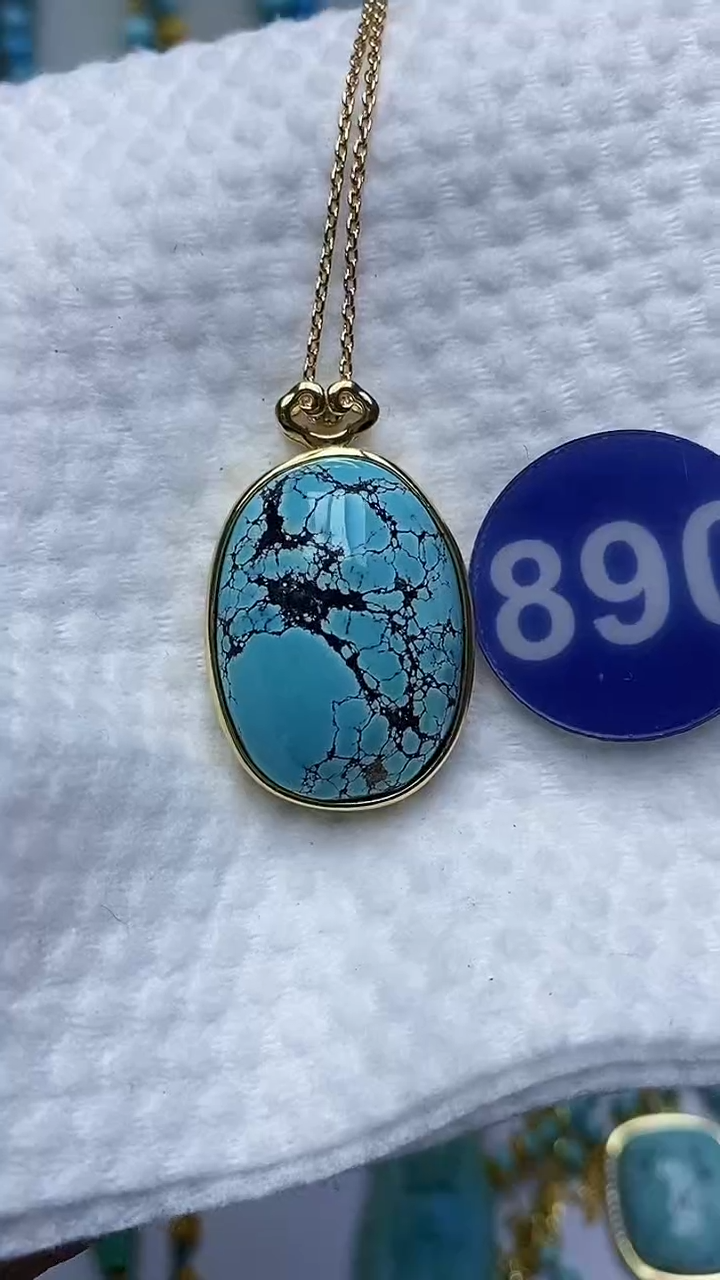 【闪购商品】绿松石项链合金890项链