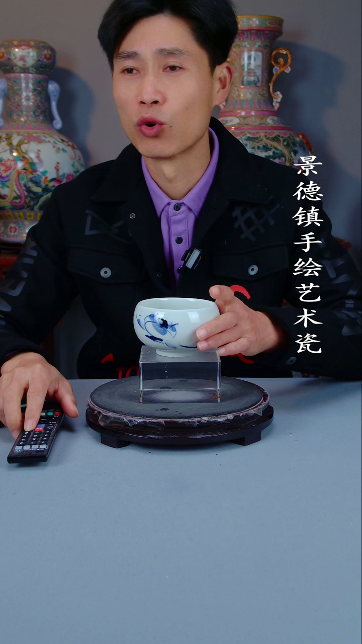 摆件陶瓷景德镇手工手绘陶瓷摆件3