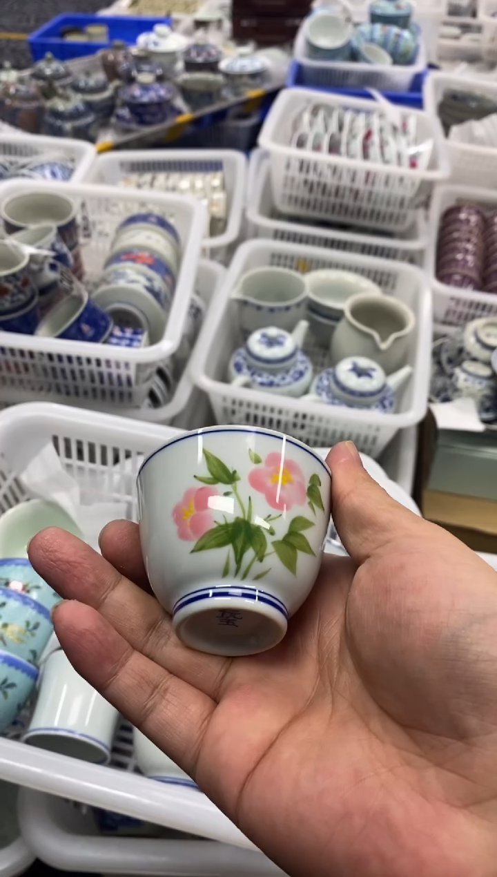 摆件陶景德陶瓷茶具容量约50