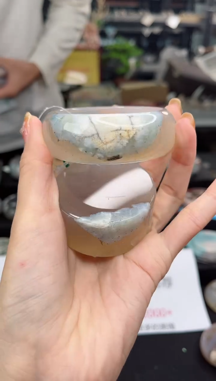 【闪购商品】石英质玉手镯未镶嵌55圈口（赠品镯心）3228978