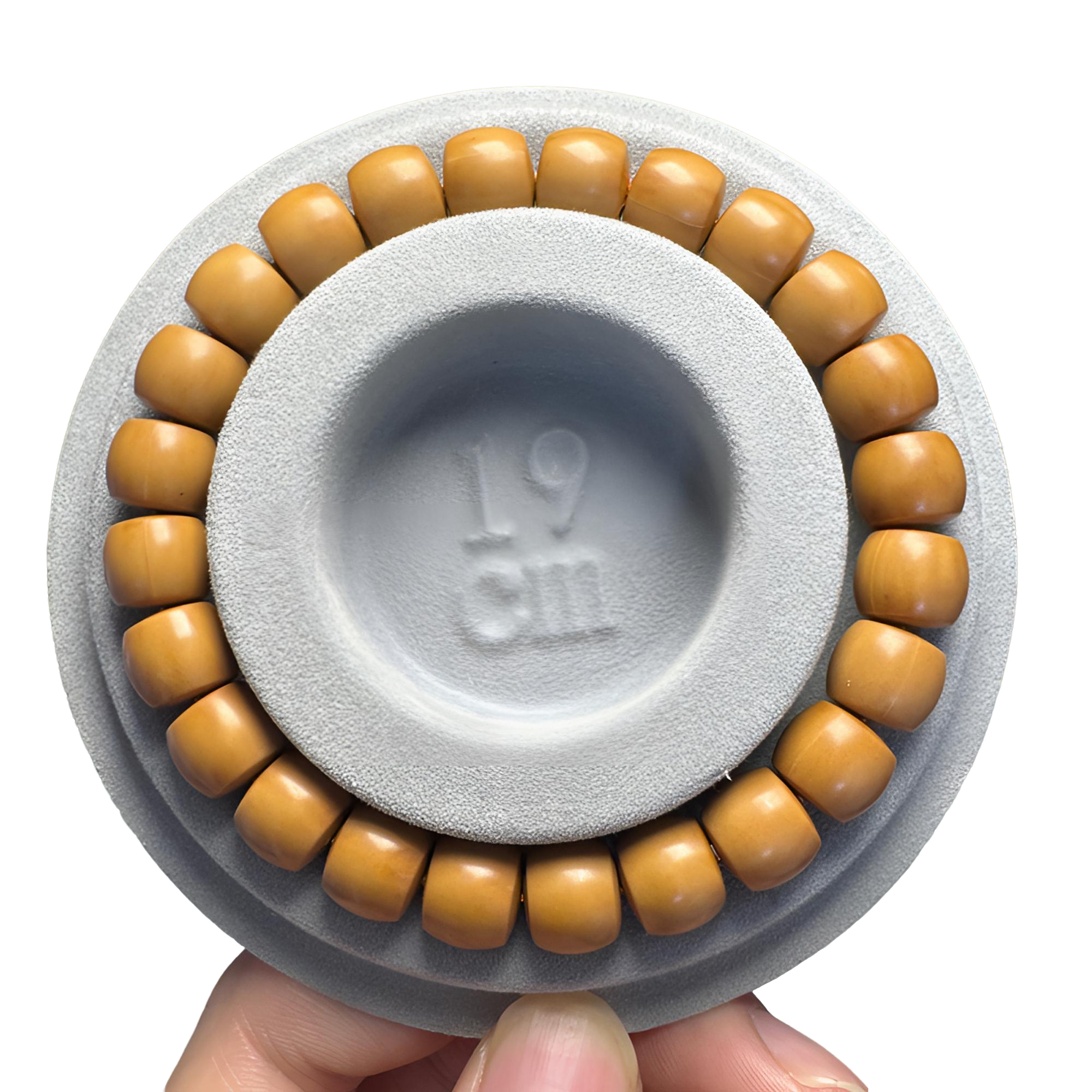 微瑕款短轴直切猴头手串