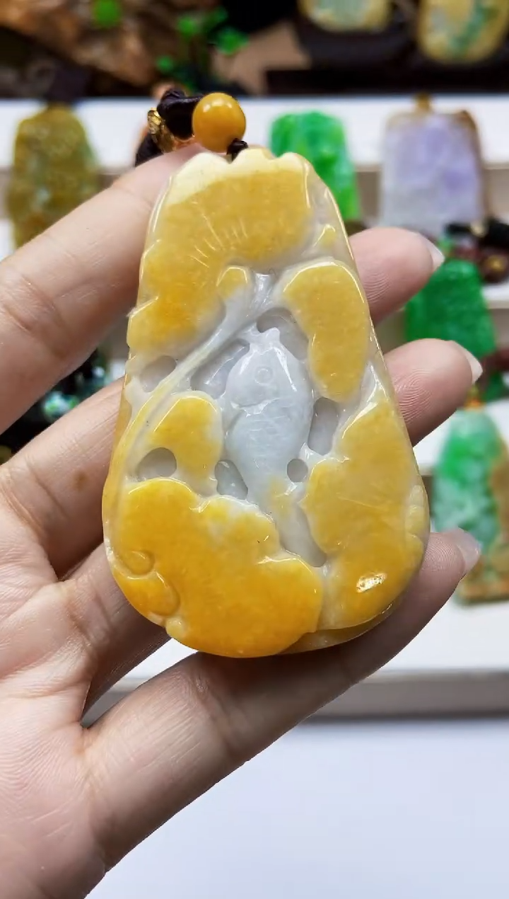 颈饰未镶嵌翡翠翡翠A货