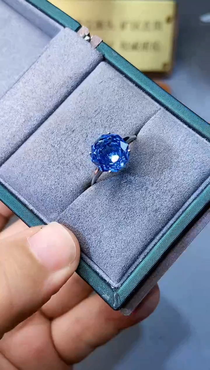 【闪购商品】托帕石戒指银S925镶嵌354