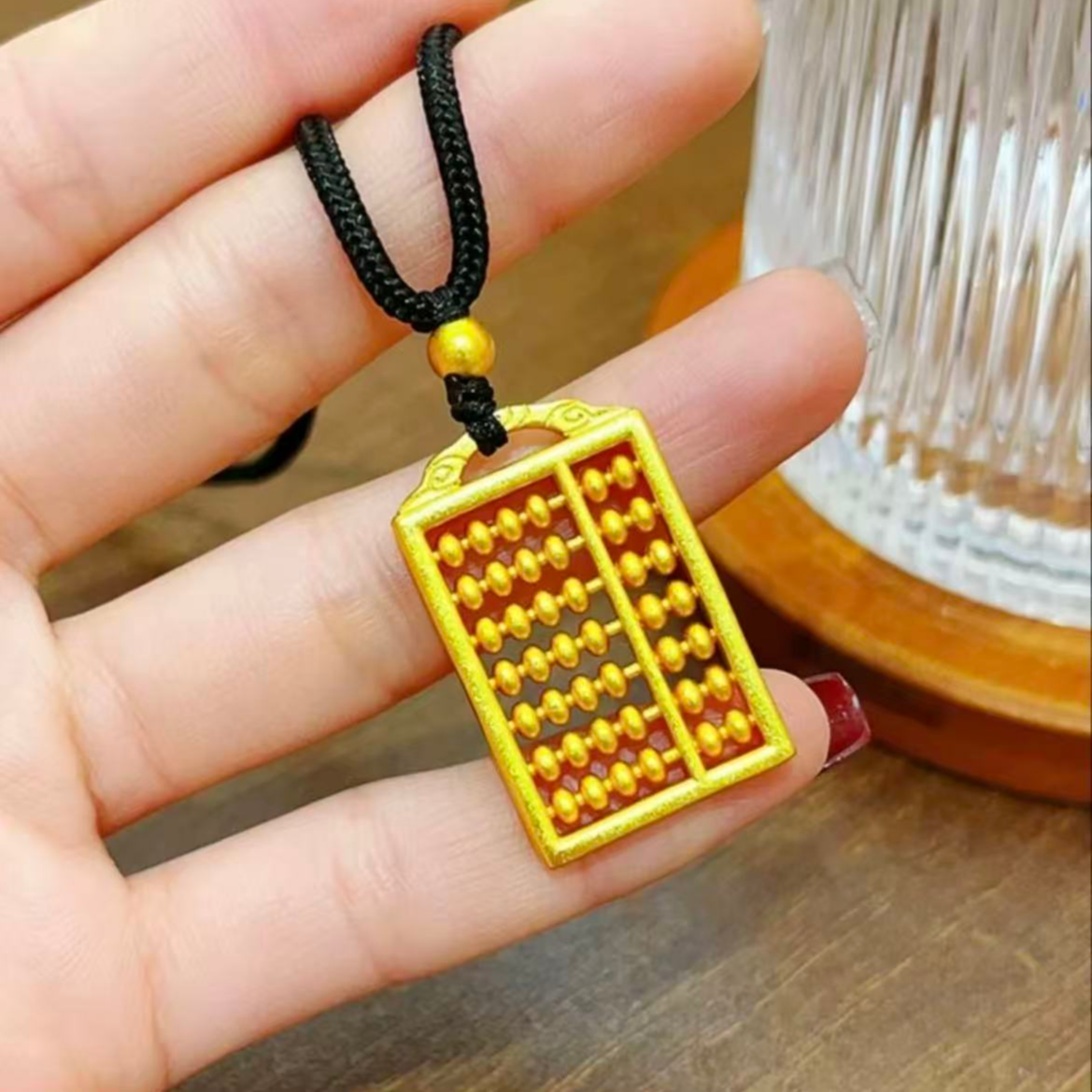 合金吊坠 精美祥云算盘吊坠