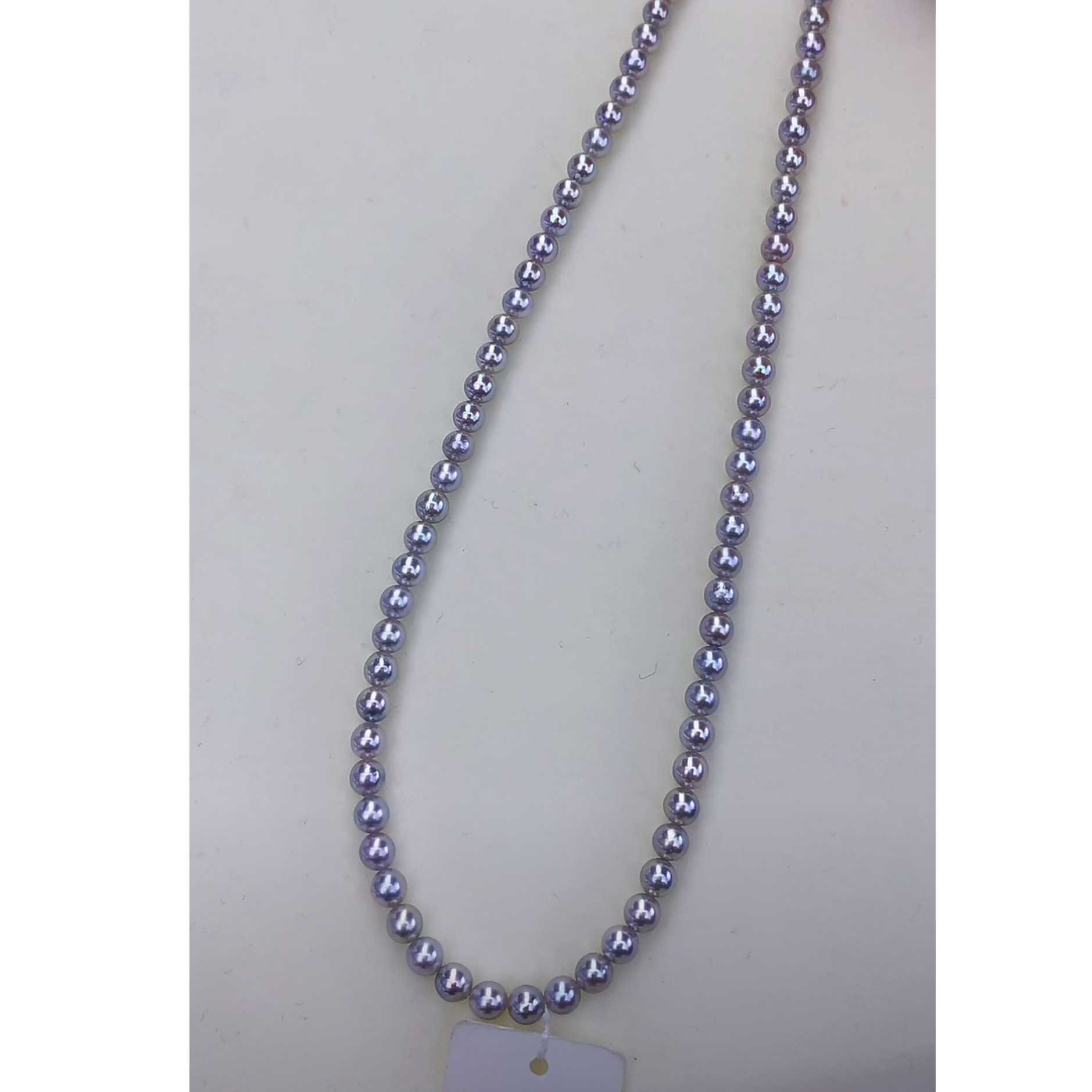 【闪购商品】海水akoya珍珠4-5彩云满珠项链带真科研大证
