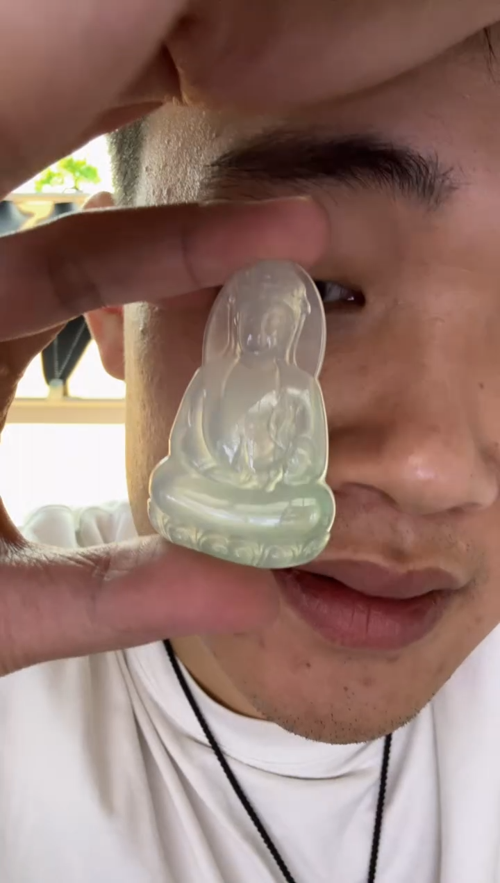 【闪购商品】翡翠颈饰未镶嵌天然翡翠A货孤品一件