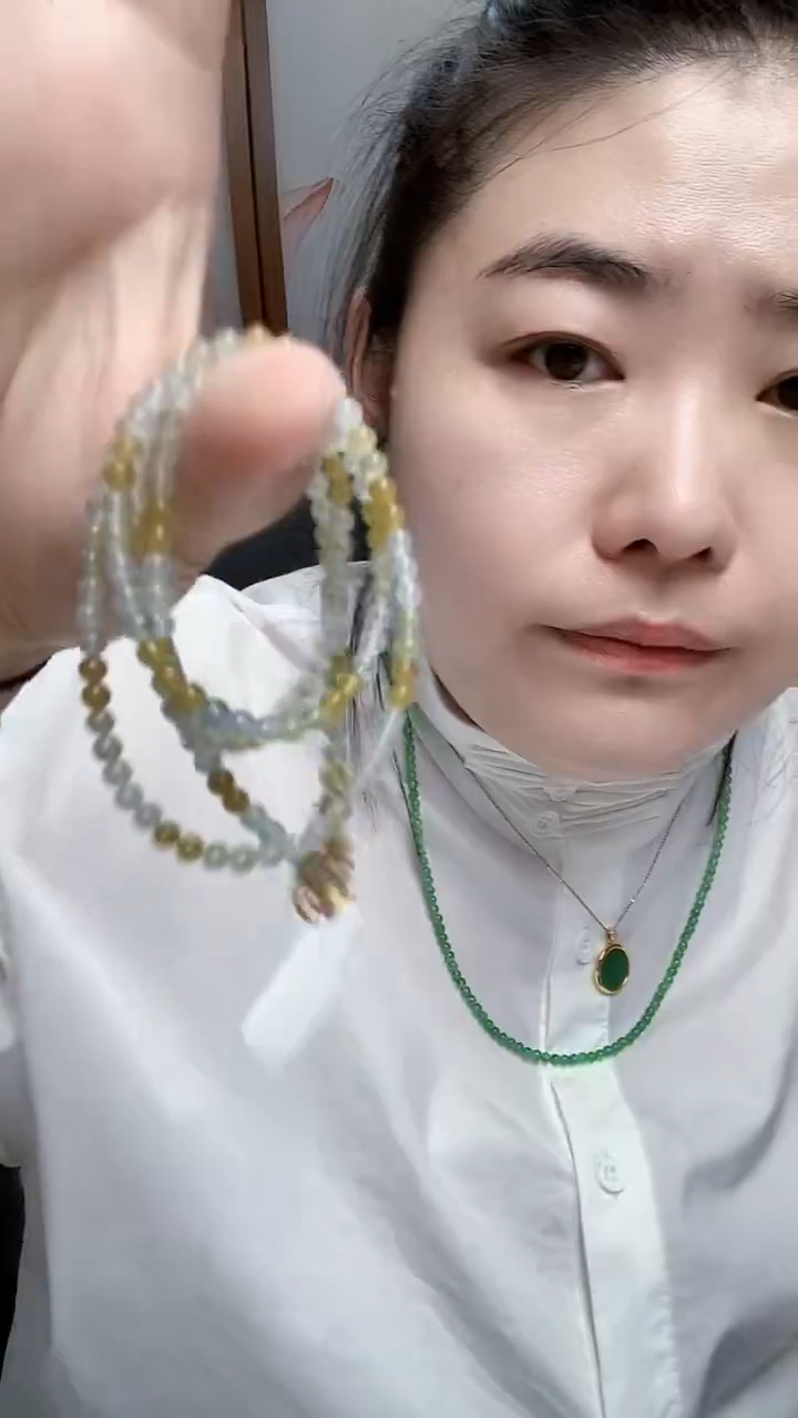 颈饰未镶嵌翡翠翡翠长串141#