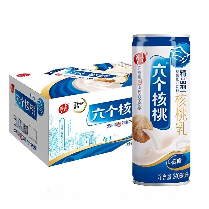 六个核桃无糖高钙核桃乳饮品240ml 5088