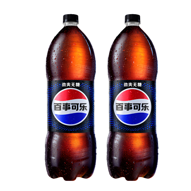百事可乐2L/瓶整箱大瓶无糖极度可乐七喜美年达超大瓶装碳酸饮料